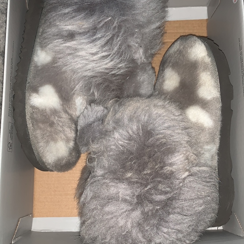 Ugg Luv Classic Mini II Gray boots size 10!